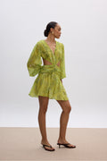 Ciel Concept Sunny Lime Mini Cut-Out Dress