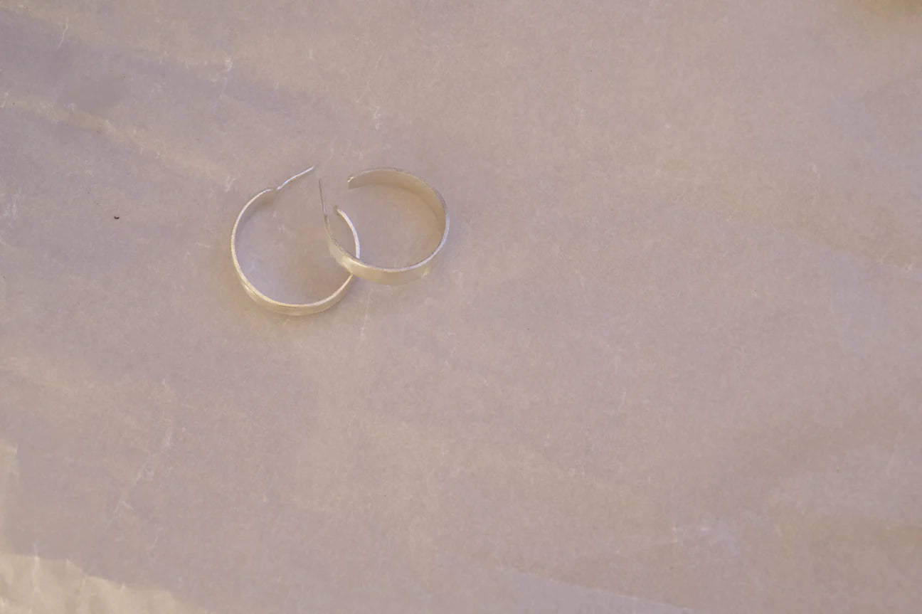 Medium Silver Earrings