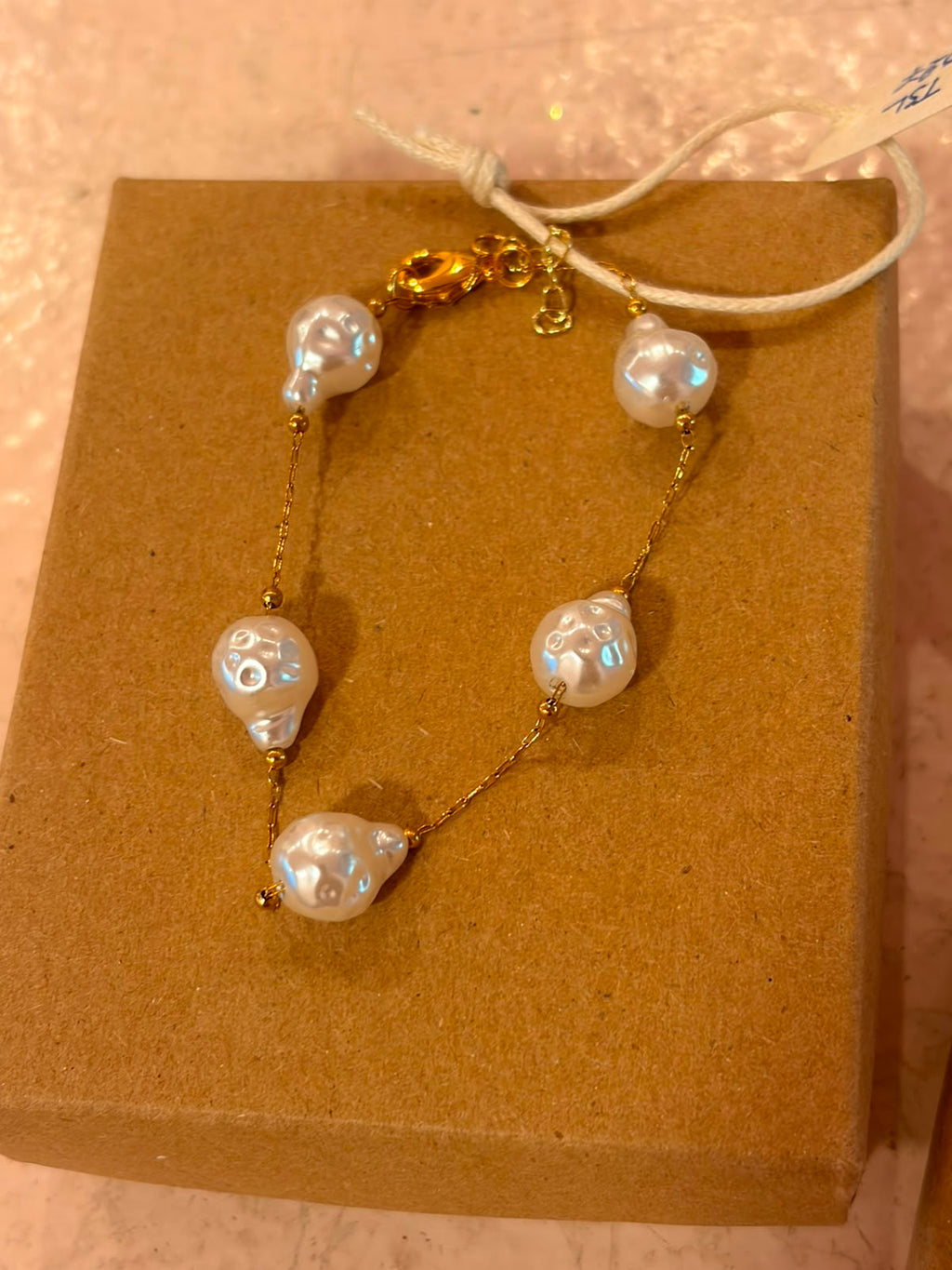 Handmade pearl bracelet(027)