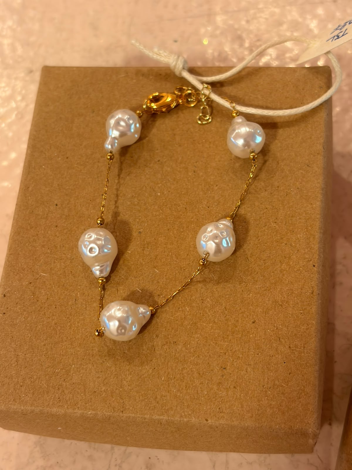 Handmade pearl bracelet(027)