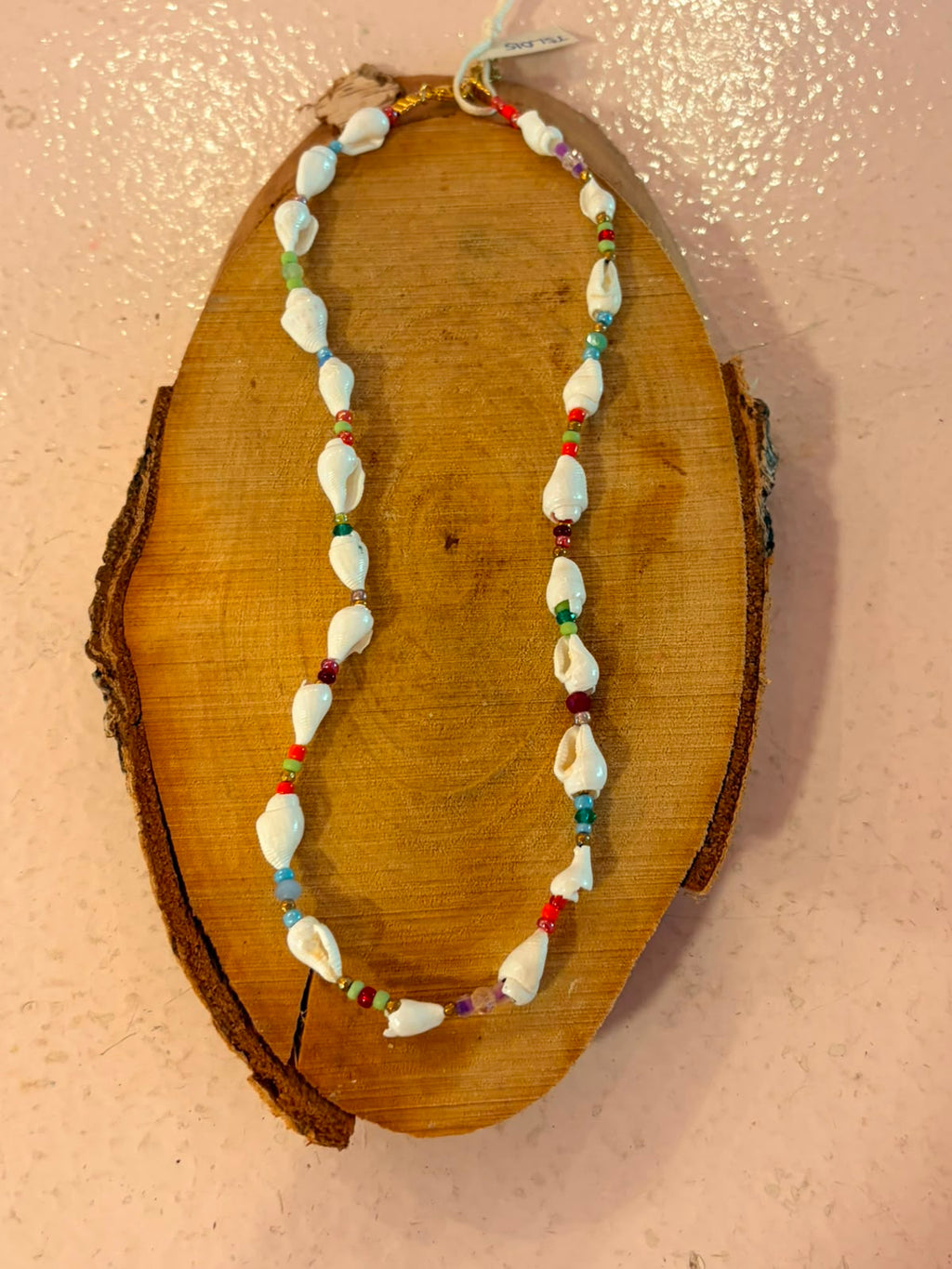 Handmade pearl necklace (015)