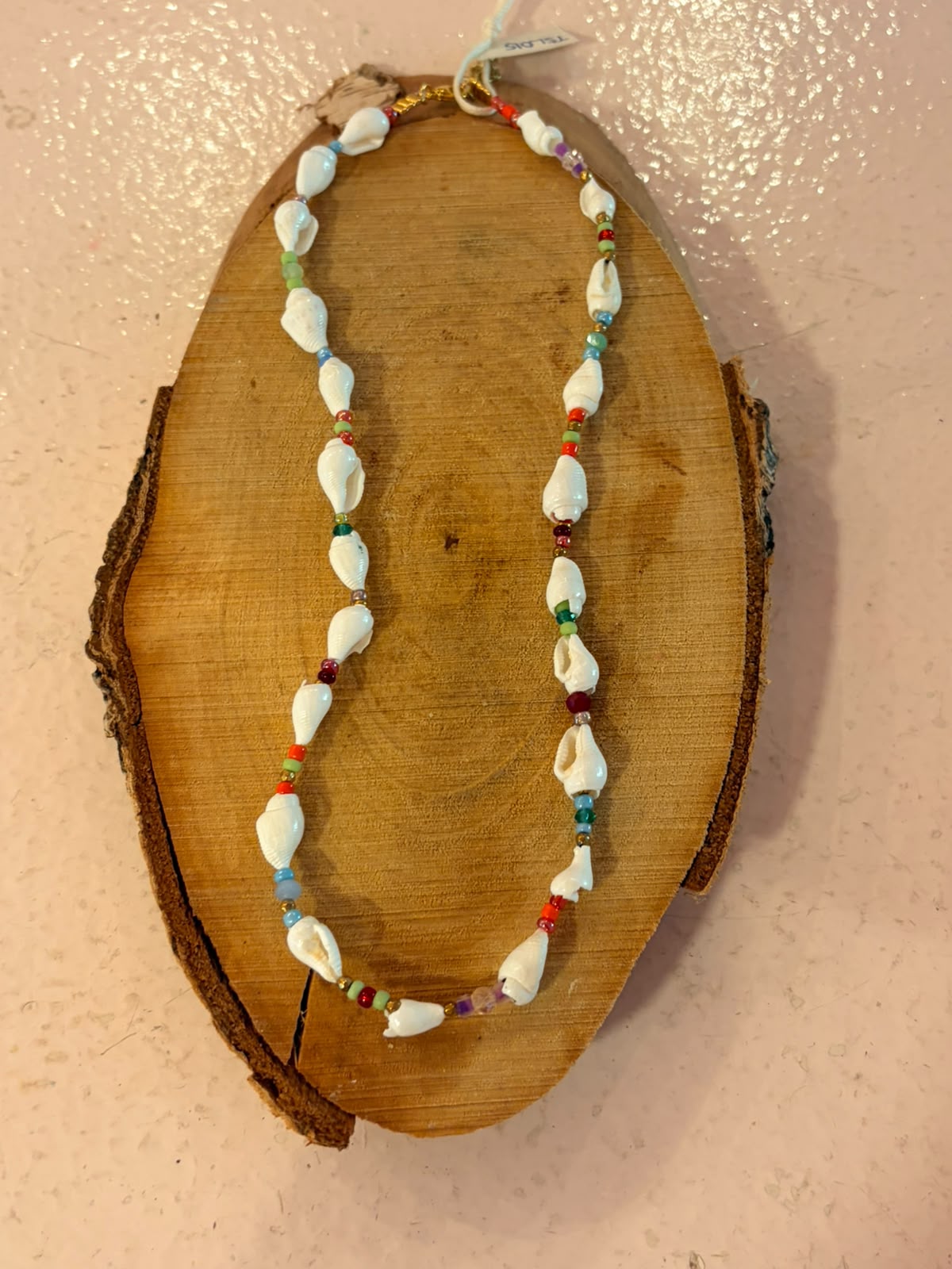 Handmade pearl necklace (015)