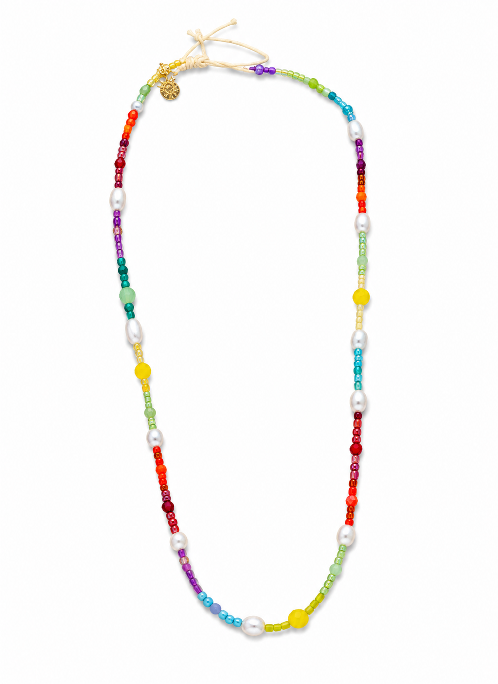 Handmade pearl necklace (016)
