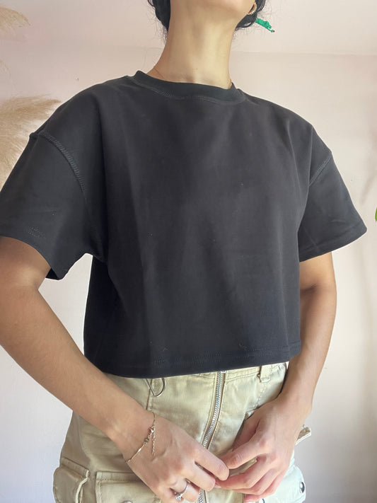 Black Crop Top