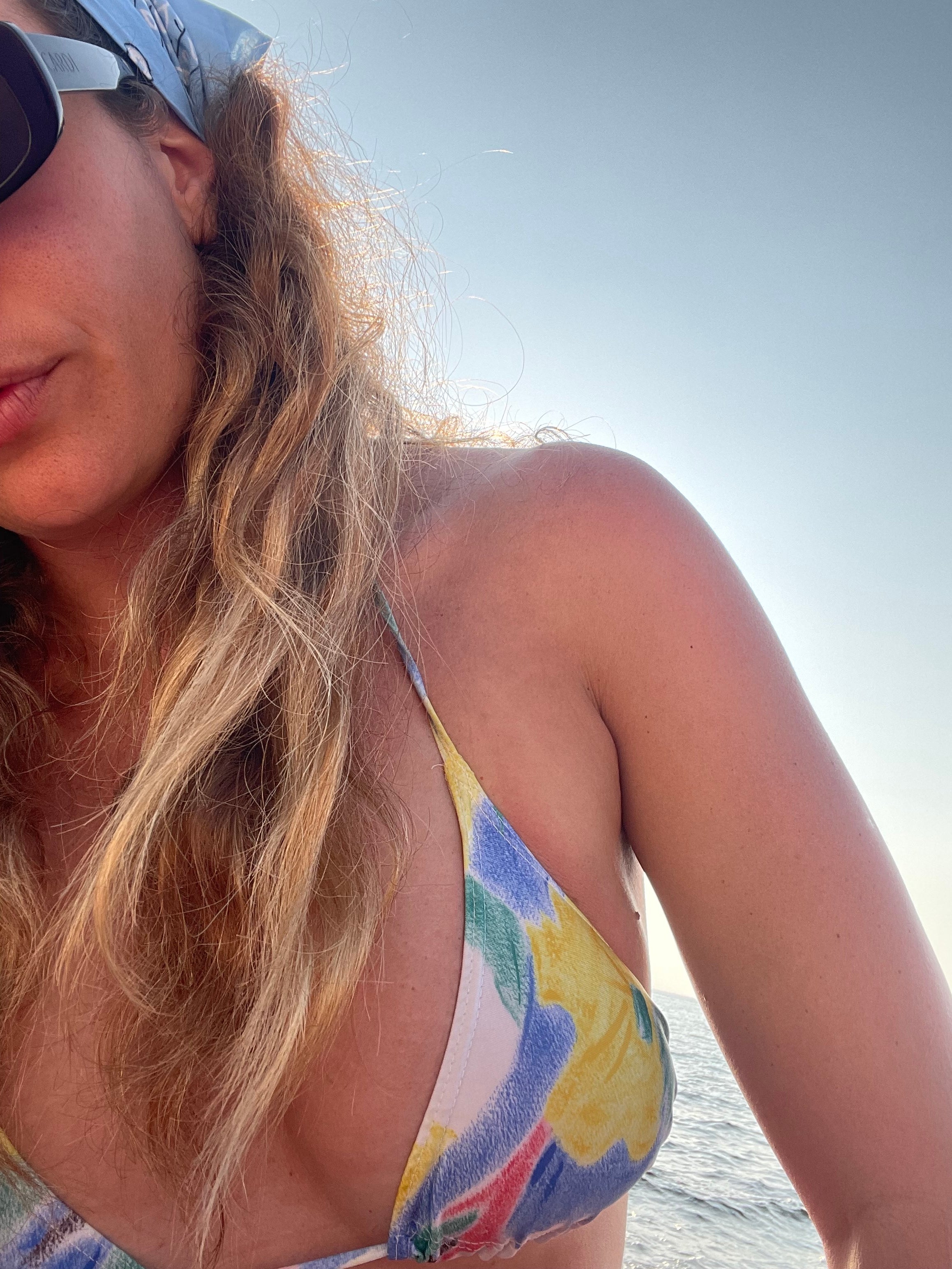 Τρίγωνο Μπικίνι Top με Thalassa Print