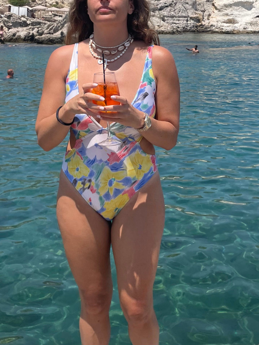 Μαγιό Ολόσωμο με Κοψίματα Thalassa / Κορμάκι