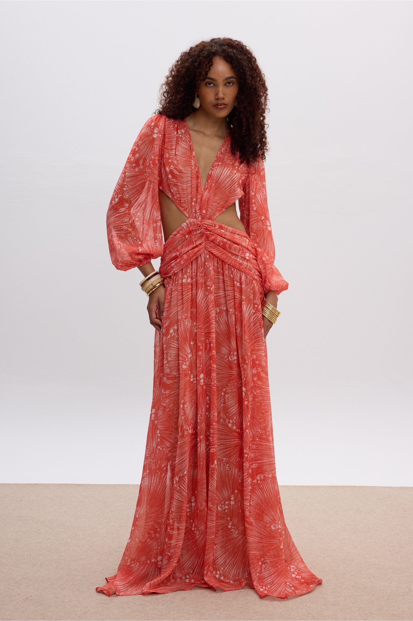Desert Sun Cut Out Dress