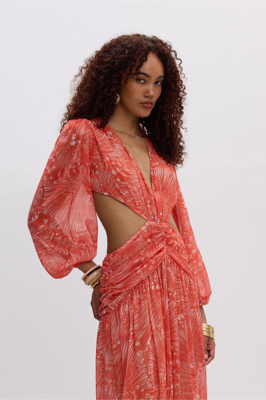 Desert Sun Cut Out Dress