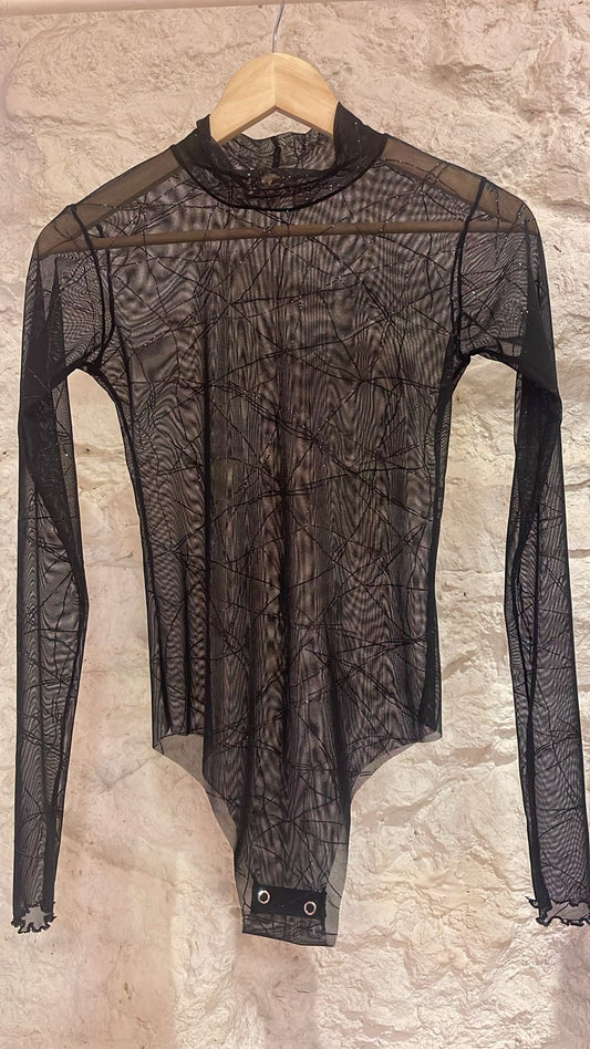 Glam Stripes Mesh Κορμάκι