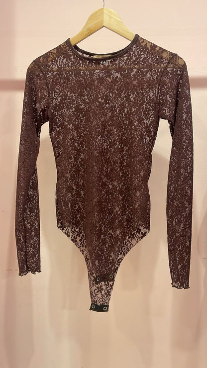Chocolate Lace Bodysuit