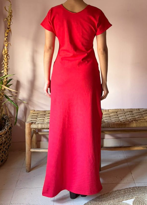 The Nera Maxi Dress Minimal jersey long dress