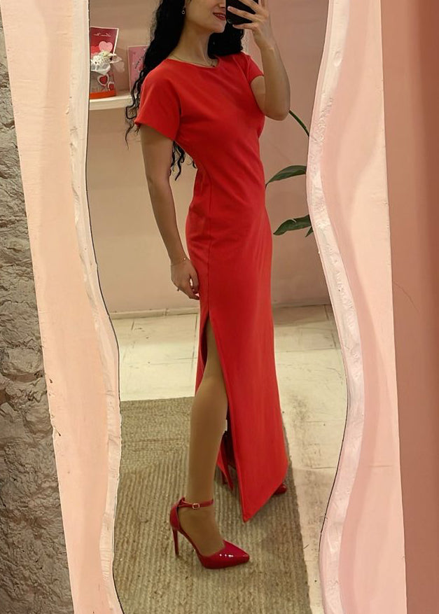 The Nera Maxi Dress Minimal jersey long dress