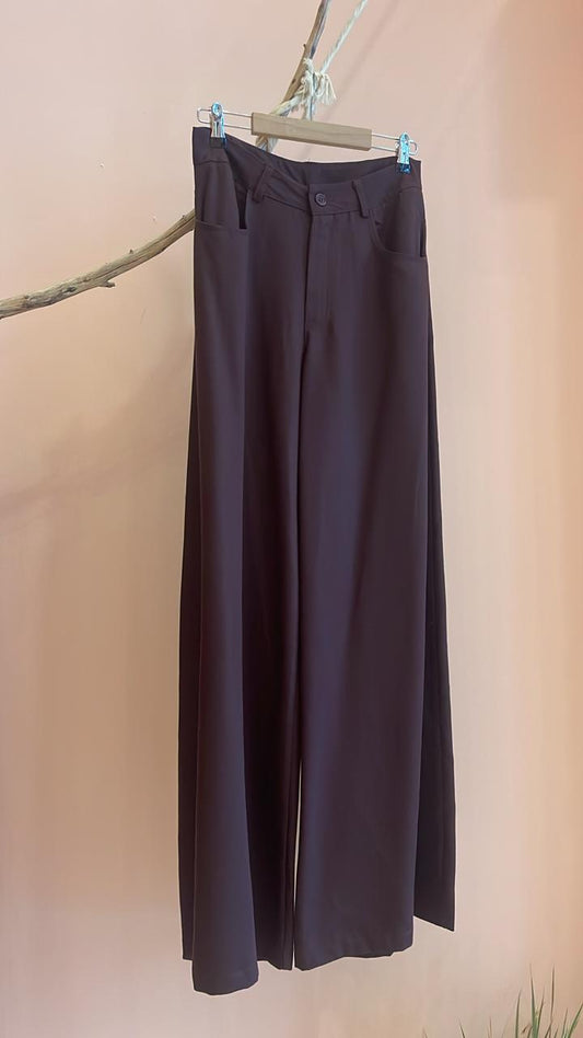 Celine Burgundy Trousers
