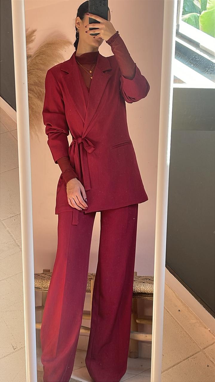 Julia Wine Suit