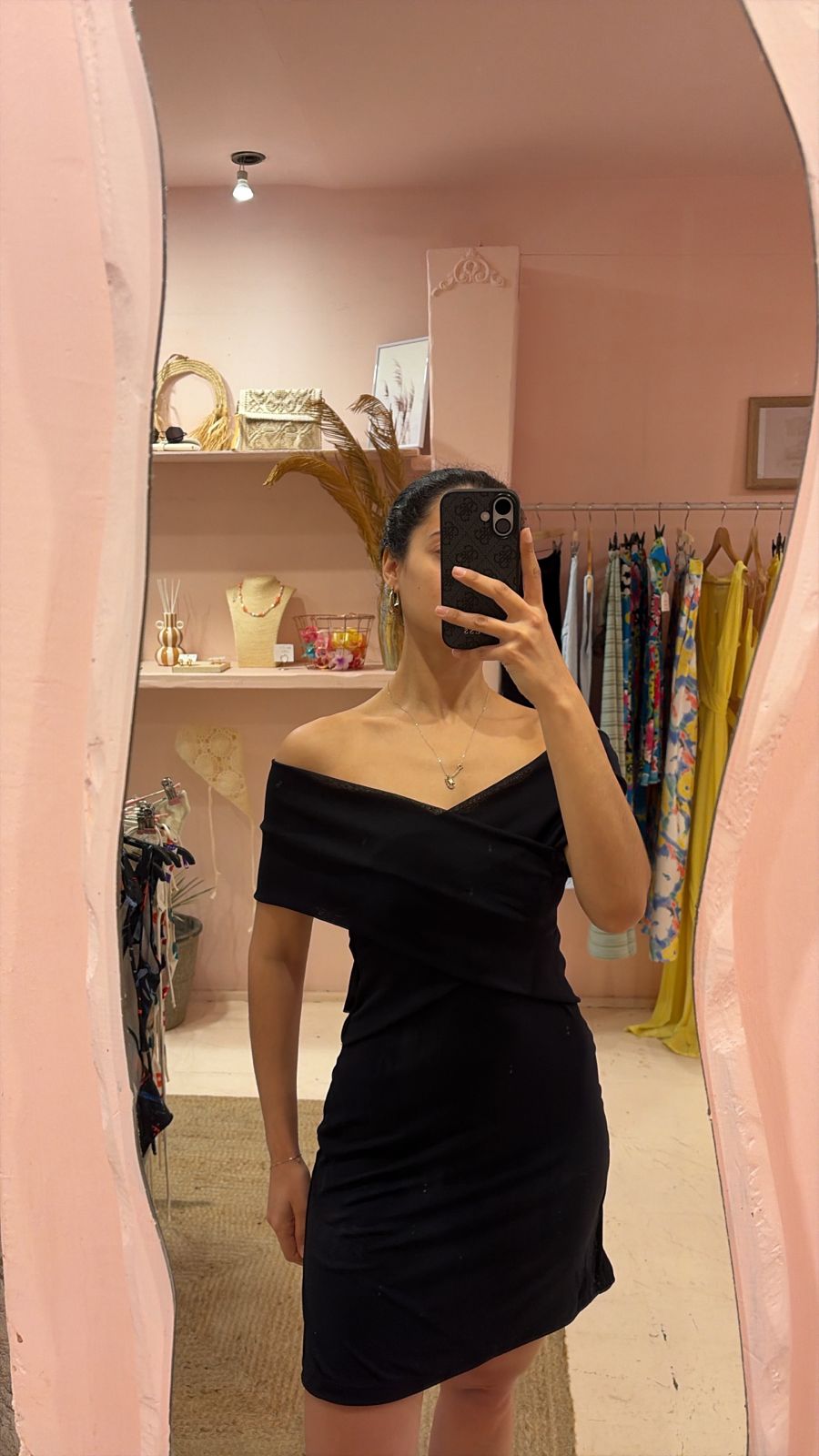 Linda Mesh Mini Dress