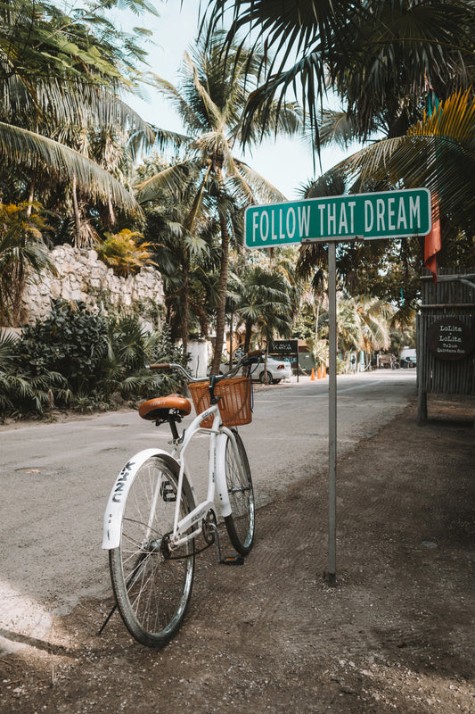 Pedal to Dreams: Follow Your Dreams Street Art