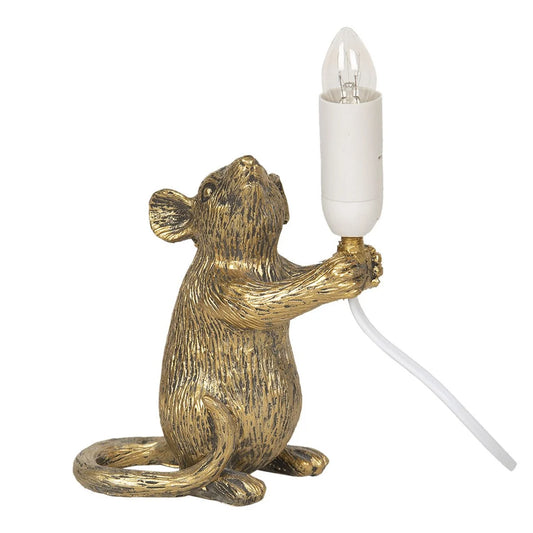 Mouse Gold-colored Table Lamp Base