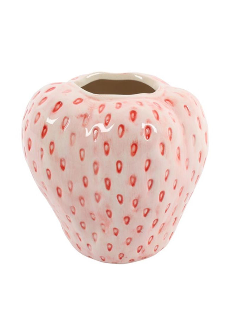 Strawberry Ceramic Vase - Large