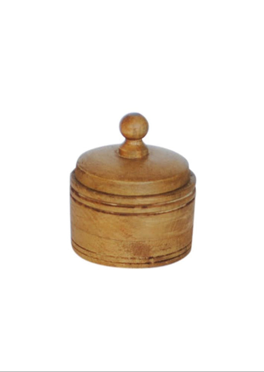 Mango Wood Container with Lid