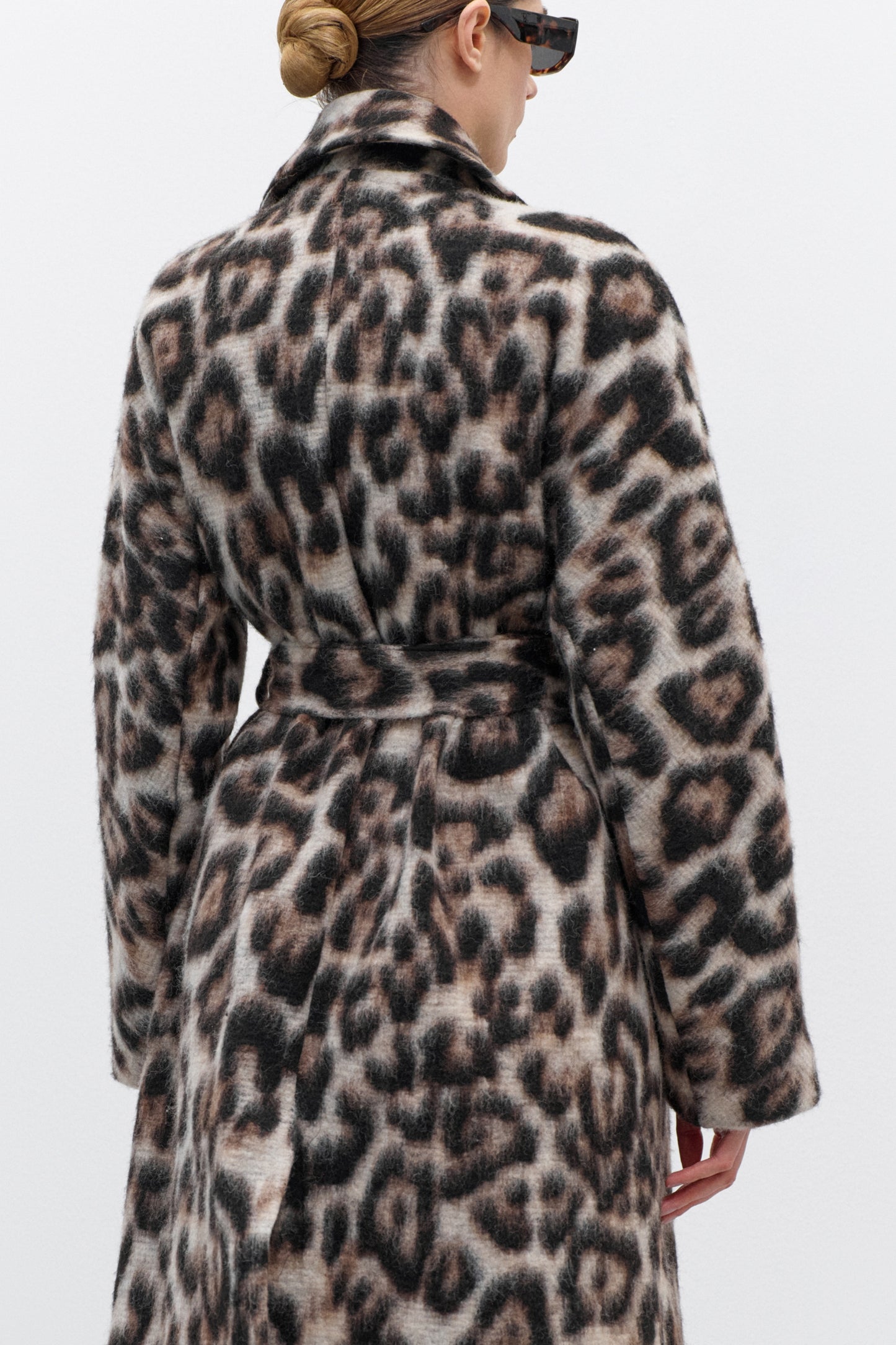 Susana Animal Coat with Belt