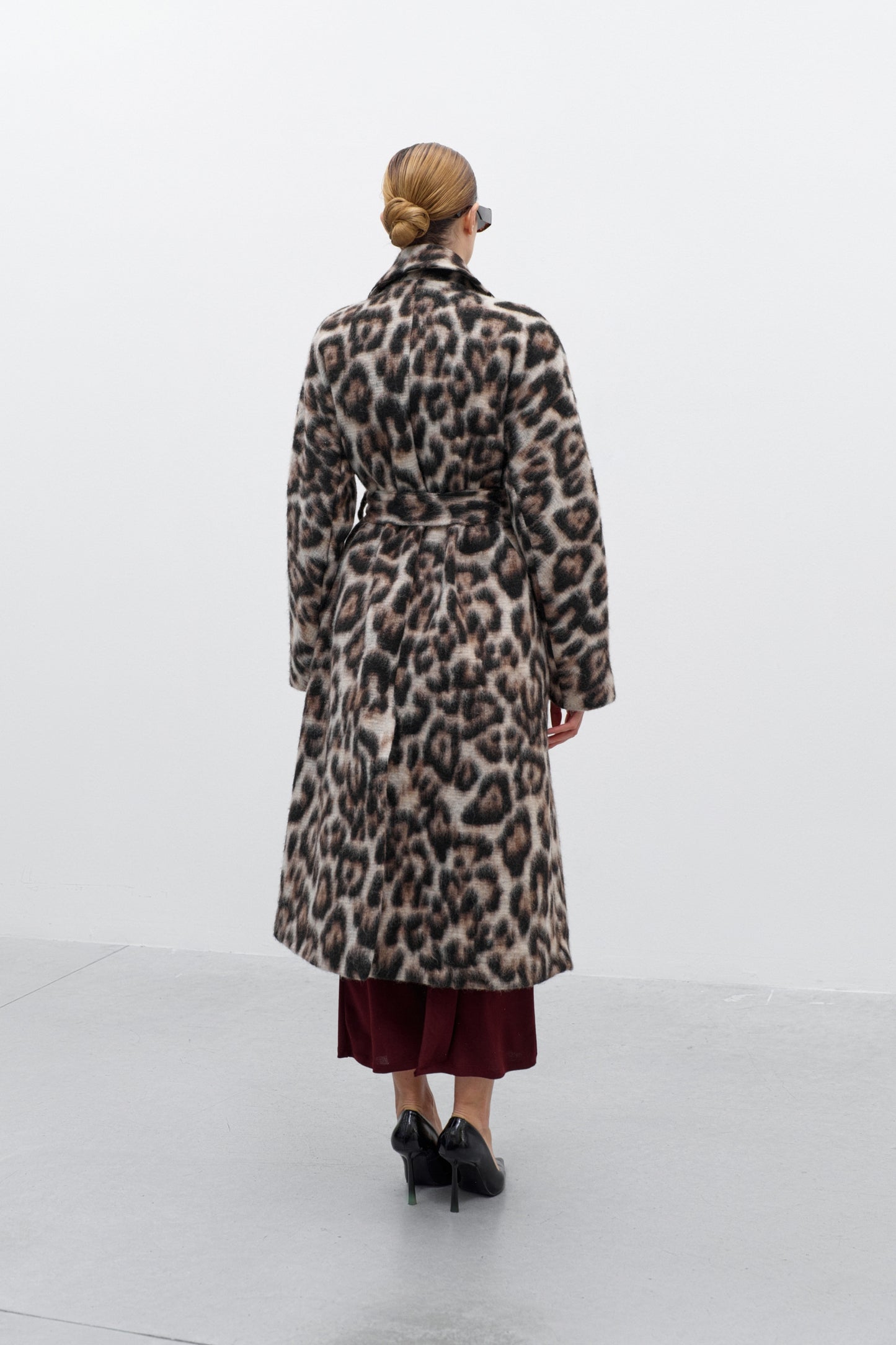 Susana Animal Coat with Belt