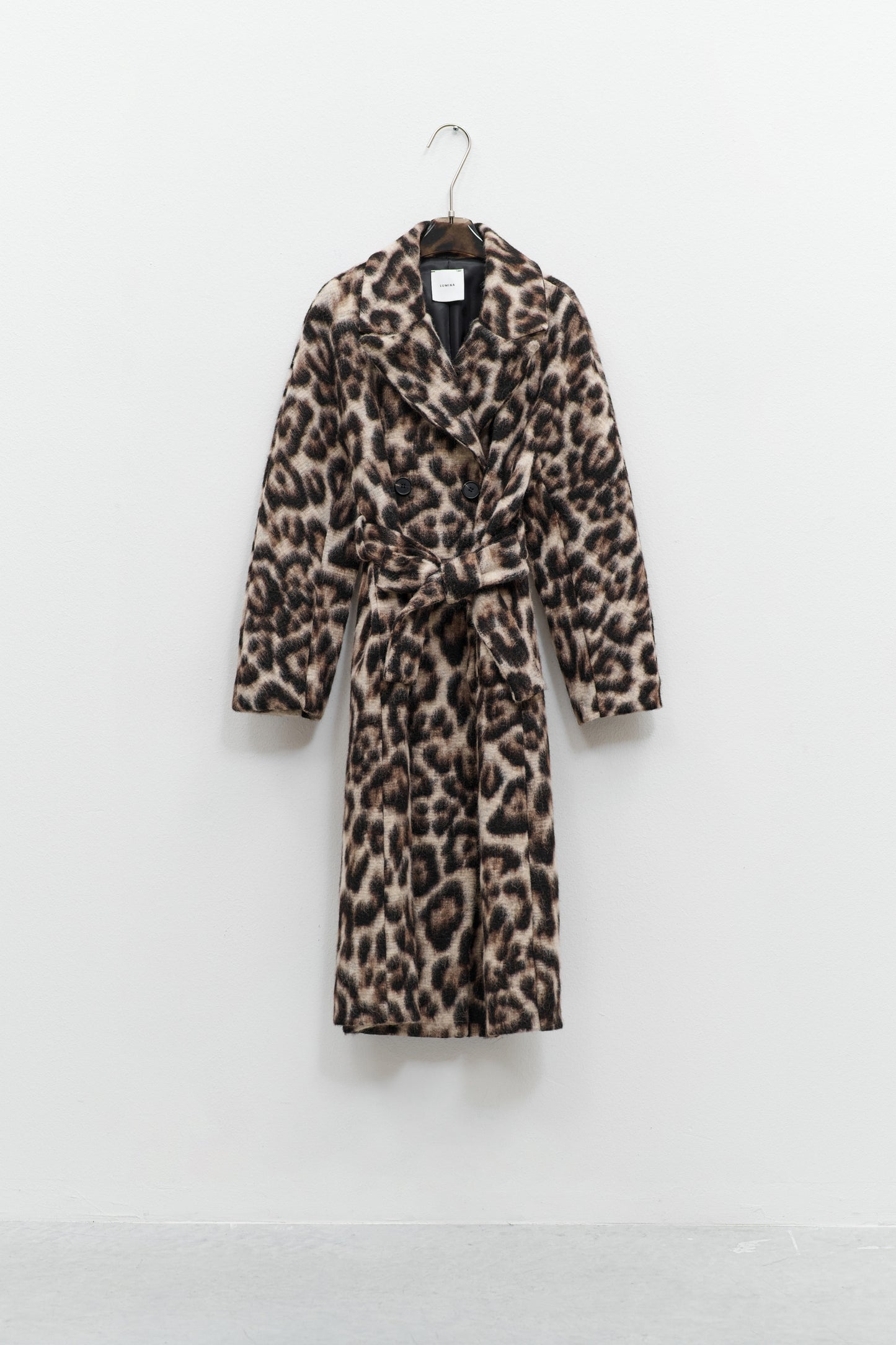 Susana Animal Coat with Belt