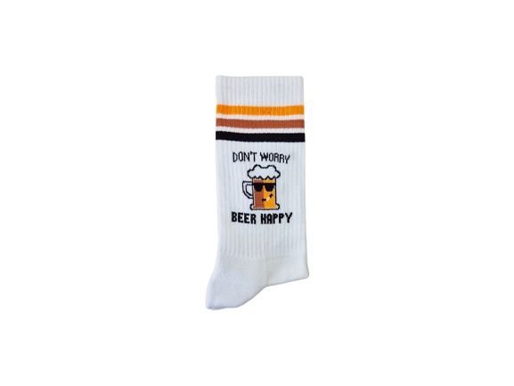 SOCKS BEER HAPPY