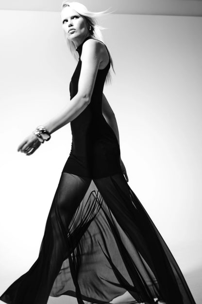 Maxi Black Tulle Dress (pre-order)
