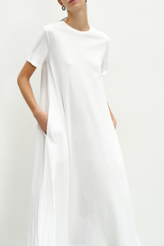 White Dress with Pockets