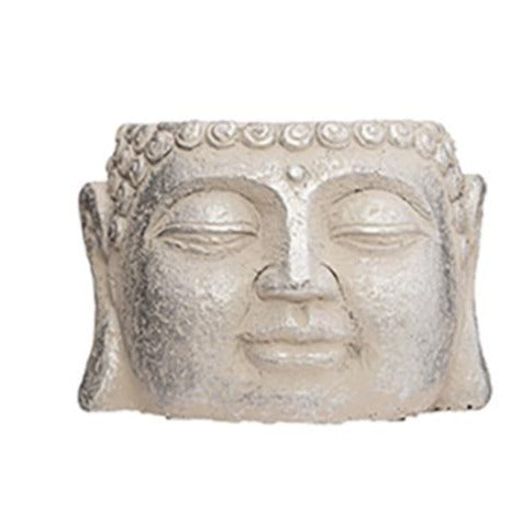 Buddha Silver Ceramic Pot