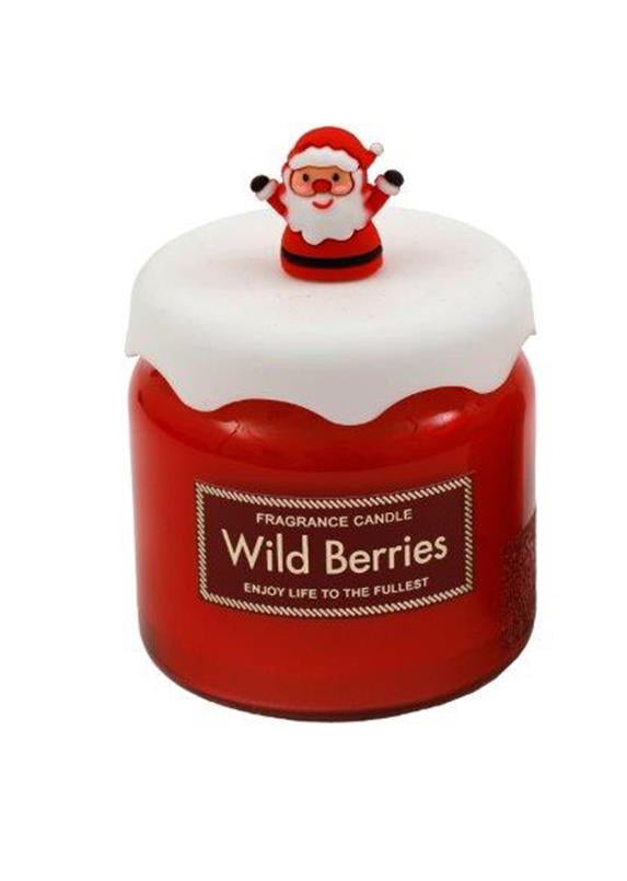 Fragrance Candle in Jar SANTA / SNOWMAN – 8x12.5cm
