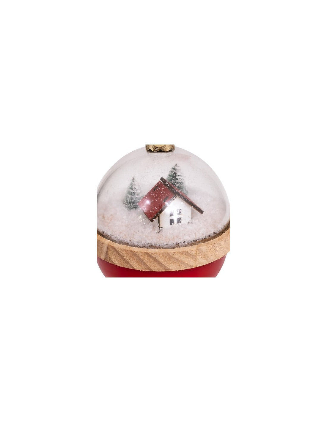 Candle in Glass Snowball with Lid – 130g / Ø11.8×14.5cm