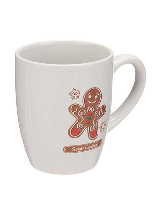 Gingerbread Porcelain Christmas Mug 350ml – Festive Holiday Mug