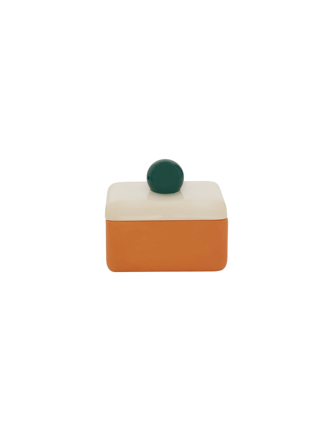 Ceramic Storage Box with Lid 14.5×13×9cm
