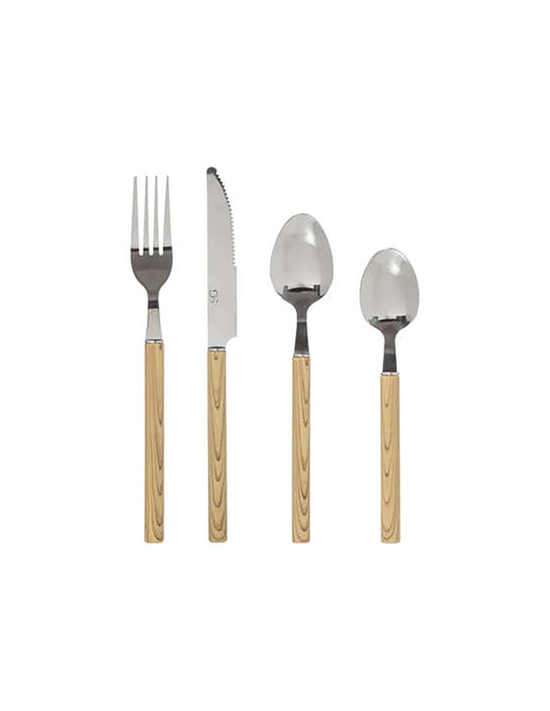 Indonesie 24-Piece Flatware Set