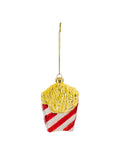 French Fries Glass Ornament 7×3.9×10.6cm