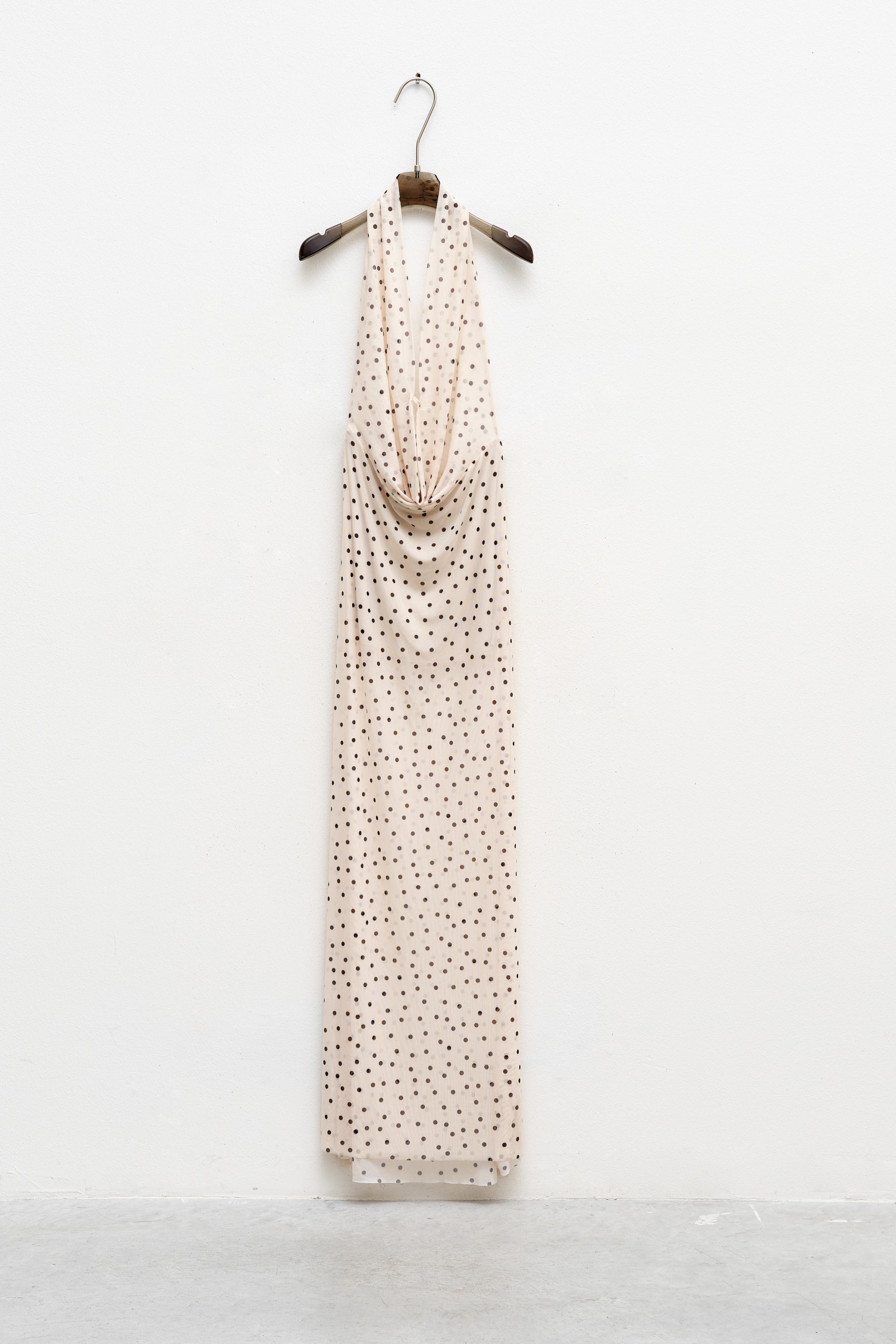 Polka Dot Halter Tulle Dress