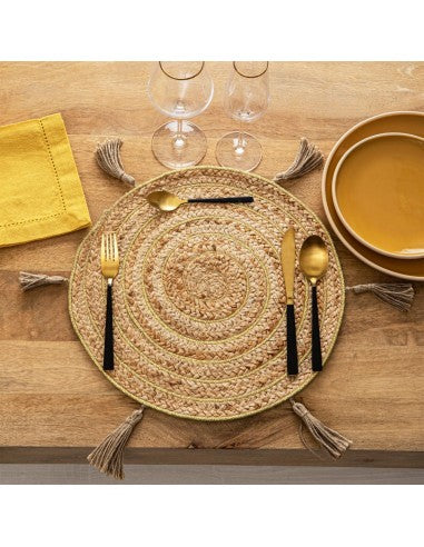 Lurex Rope Round Placemat