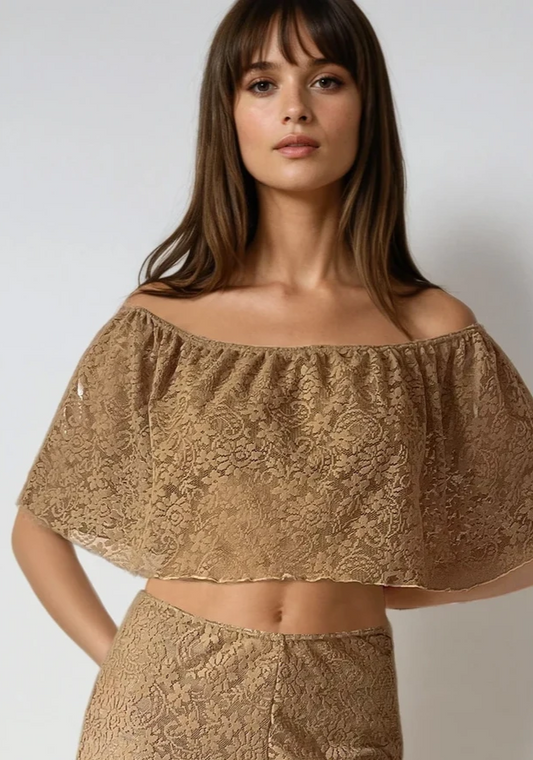 Azul Lace Top