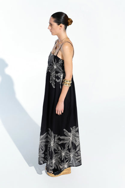 Tropical Print Dress