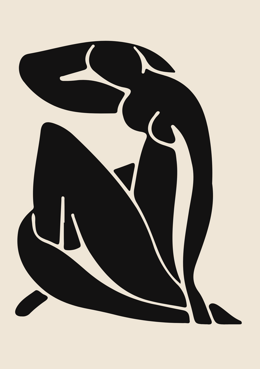 Matisse Lady Black Poster