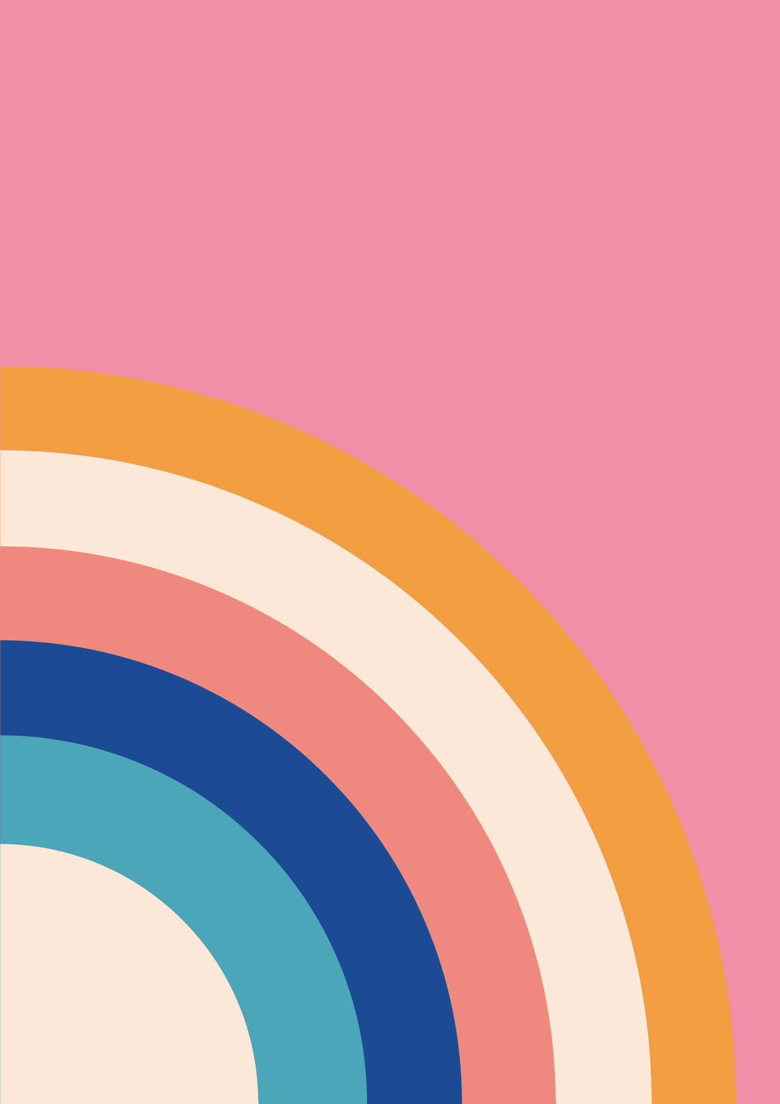 Pink Rainbow Poster