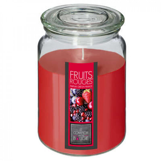 Red Fruits Large Candle