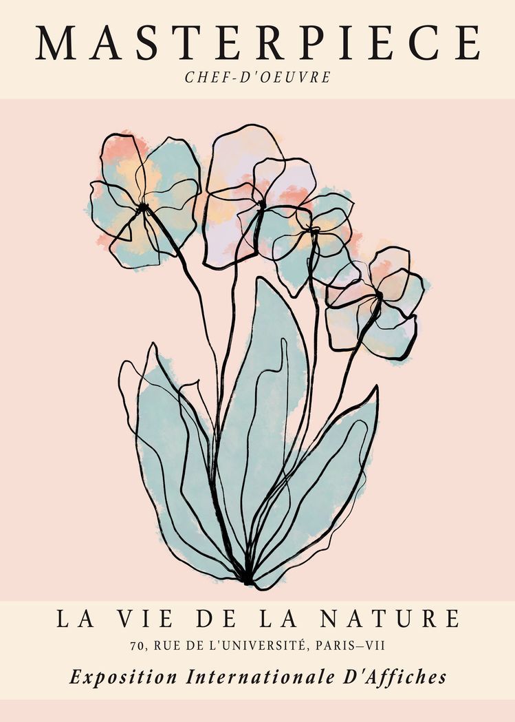 La vie de la Nature Poster