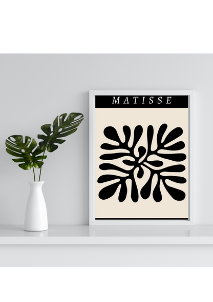 Μαύρη αφίσα Matisse Cut-outs