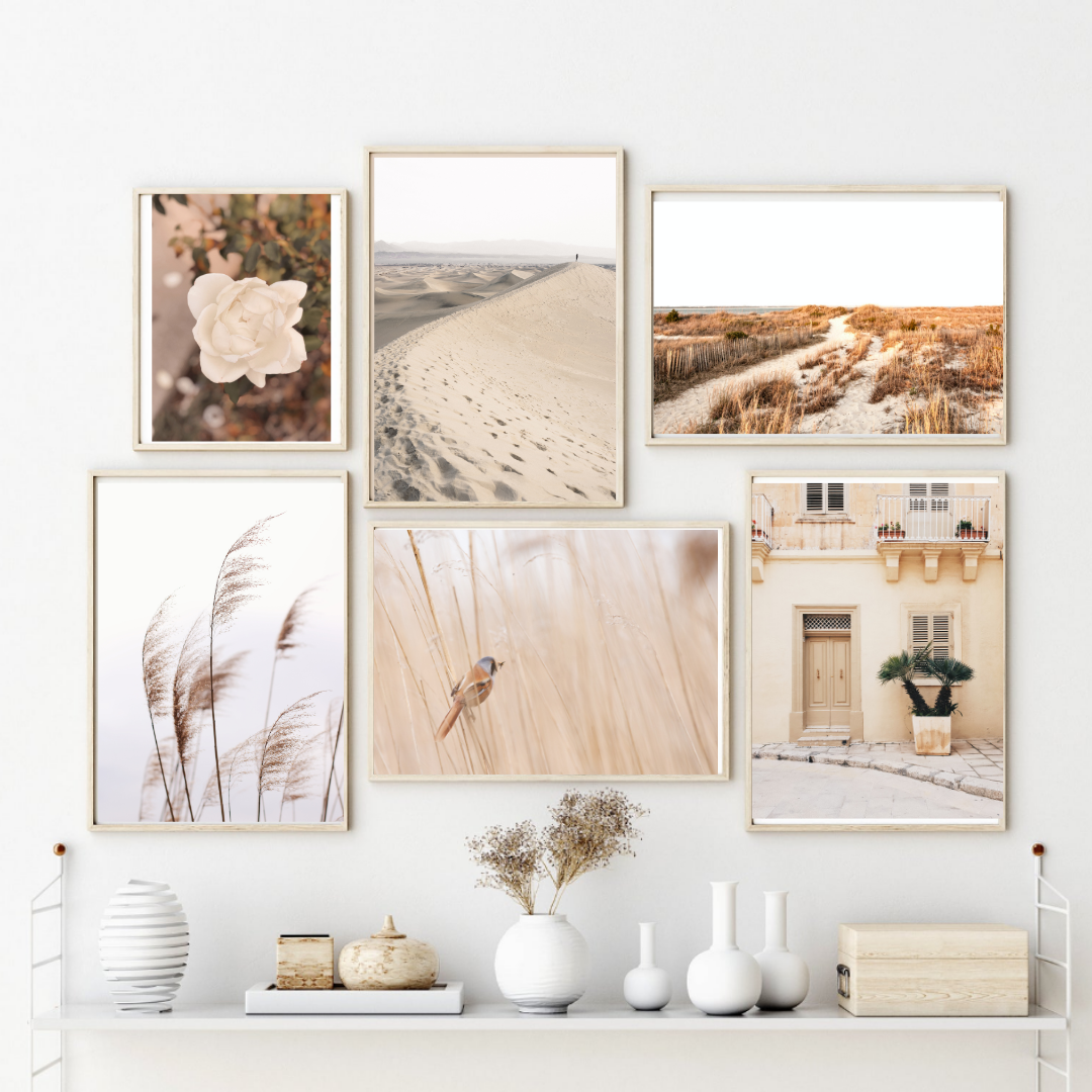 Cream Aesthetics Wall Art Set of 6 Posters – F/Φ Athens Concept Store