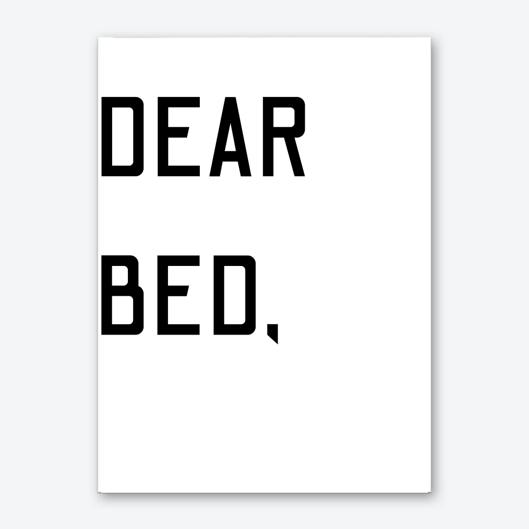 Αφίσα Dear Bed A3/A4