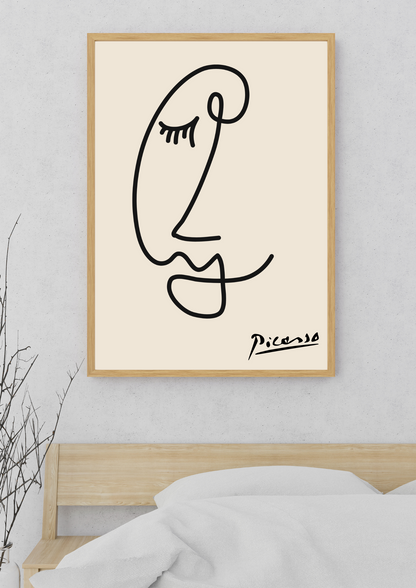 Picasso One Line Poster