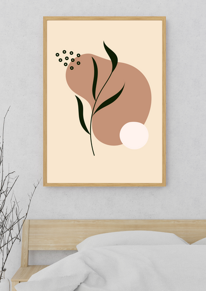 Boho Abstract Fall Poster