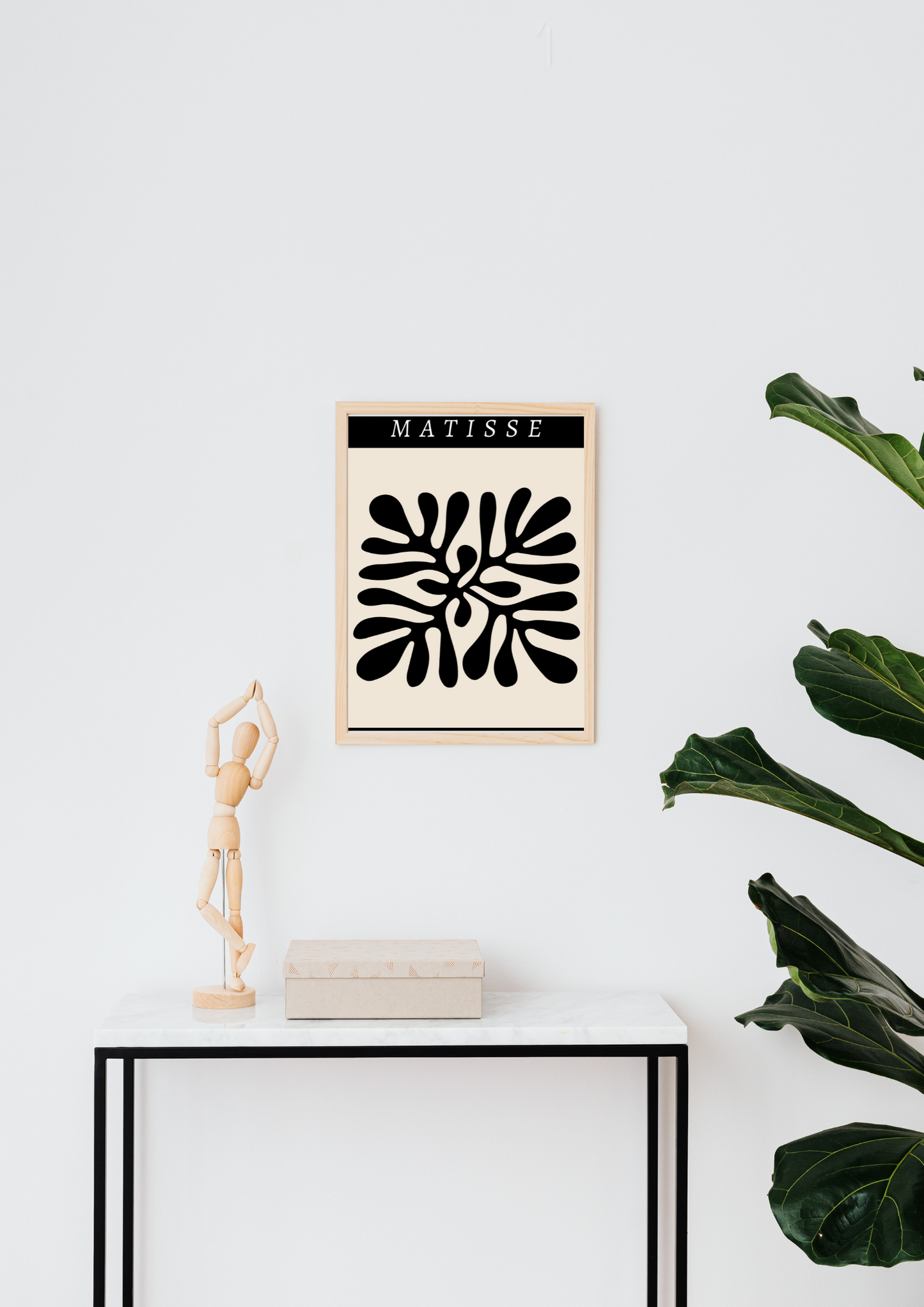 Matisse Cut-outs Black Poster